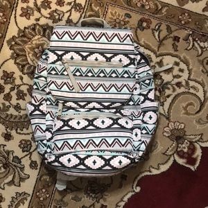 Women’s Nylon Cargo Backpack, Multi Geo